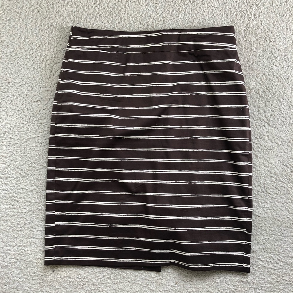 NWOT Ann Taylor Striped Pencil Skirt